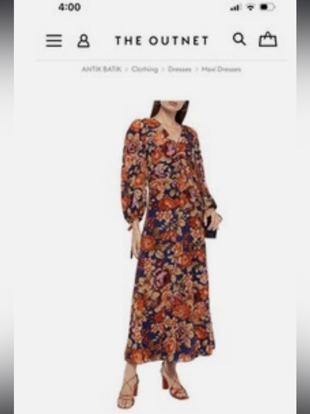 Antik Batik dress Sz Xs